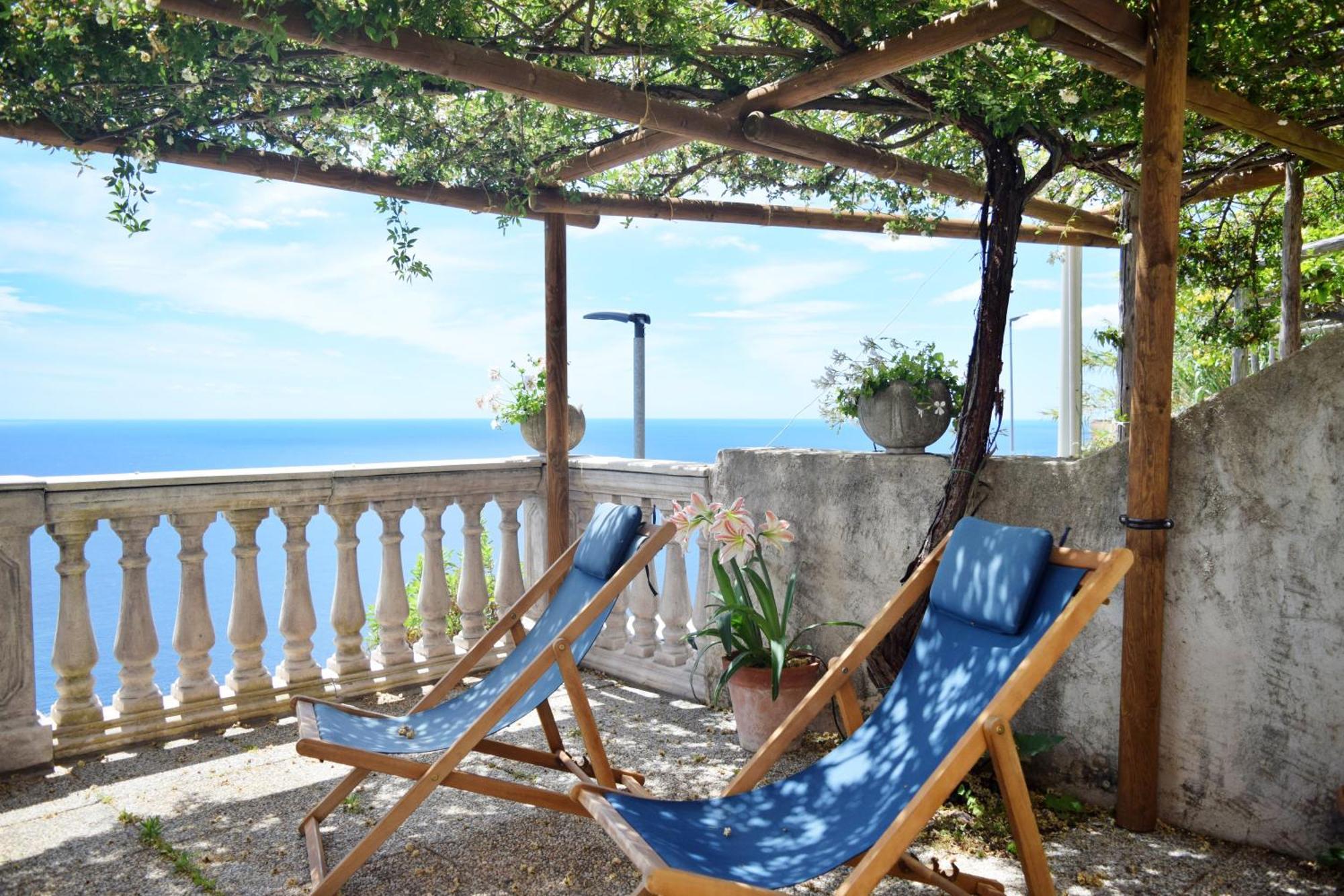 Belvedere Amodeo - Terrace, Seaview, Wifi Conca dei Marini Exterior photo